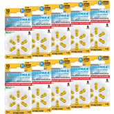Powermax Size 10 yellow-tab batteries pack powering hearing aids all day