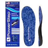 PowerStep Original insoles with full-length arch support for snug, comfortable footwear.