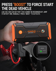 Powrun P-ONE safety indicators guiding proper operation