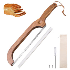 Pranski bread knife 14-5 inch slicing sourdough cleanly
