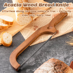 Pranski bread knife ergonomic handle for comfortable grip