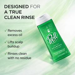 Prell Original Green shampoo bottle back label with ingredients