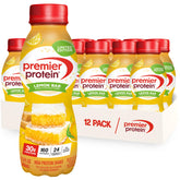 Premier Protein Lemon Bar shake bottle for an on-the-go protein boost