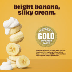 Bananas & Cream shake blended with fruit for a smoothie base