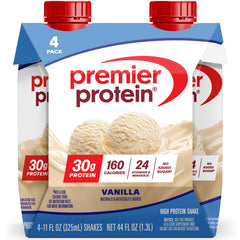Premier Protein Shake Vanilla bottle for quick protein on the go