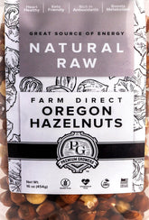 Premium Growers hazelnuts harvest basket shows fresh nuts for snacking and cooking