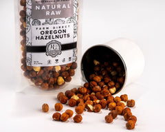 Premium Growers hazelnuts in a bowl emphasizing rich flavor and snack value