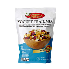Premium Orchard Yogurt Trail Mix with nuts and seeds for a satisfying crunch
