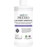Premo Guard bed bug detergent additive bottle shown for safe family laundry