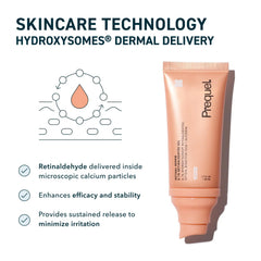 Dispense pump of Prequel Skin Retinal Renew highlighting controlled dosage.