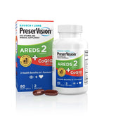 PreserVision AREDS 2 bottle front for daily eye vitamin support.