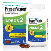 PreserVision AREDS2 bottle on a clean surface supports daily eye health routine.