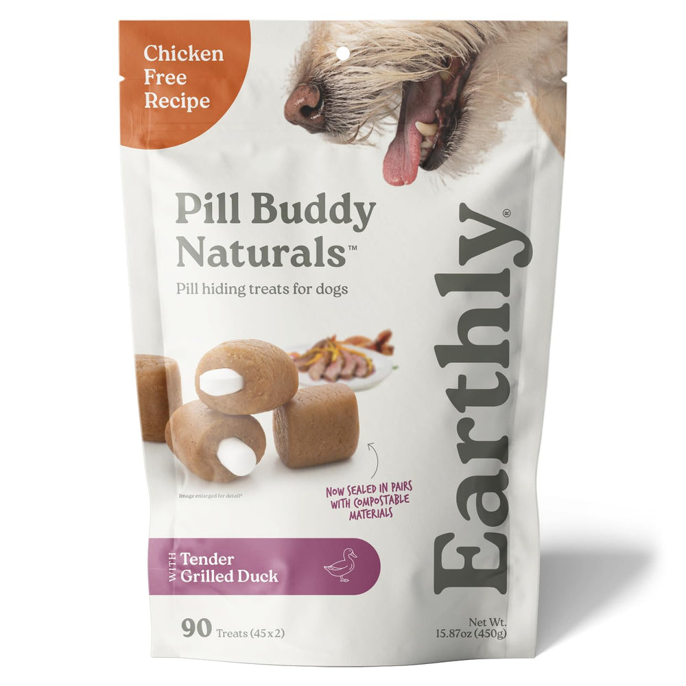 Presidio Earthly Pill Buddy Naturals packaging image showing easy daily medication aid
