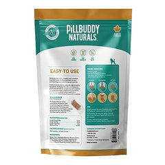 Presidio Pill Buddy Naturals banana flavor dog-treat close-up for masking pills.
