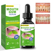 Prettypum Gum Restore Drops bottle ready for on-the-go gum care and fresh breath.