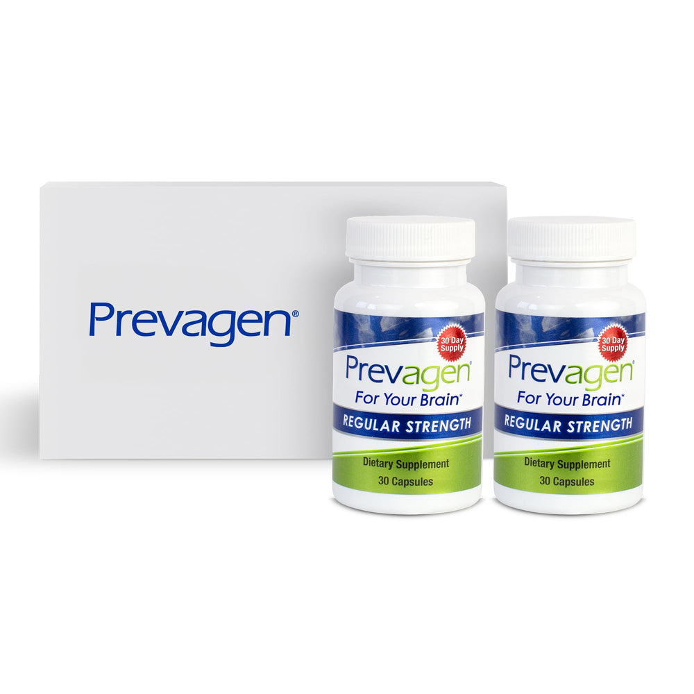 Prevagen Regular Strength bottle cap, easy-to-grip for quick daily intake.