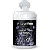 Prevention All Purpose Disinfectant Wipes canister ready for fast sanitizing