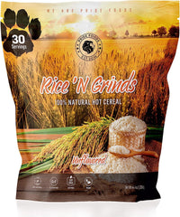 Pride Foods Rice 'N Grinds cooking in pot demonstrates fast prep.