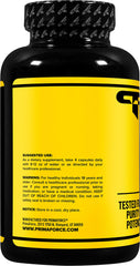 Primaforce Creatine Monohydrate Capsules closeup emphasizes compact, easy-to-swallow design.