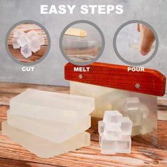 Primal Elements Soap Base molds enable creative shapes