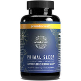 Primal Harvest Primal Sleep bottle for a calming nightly routine.