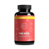Primal Harvest Women+ bottle front view for daily energy routine.