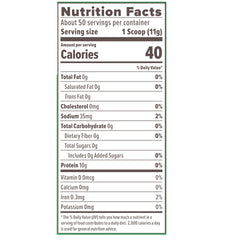 Collagen peptides scoop blends easily into shakes and coffee.