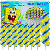 Primary Colors Candy SpongeBob lollipops swirl on a bright party display