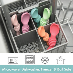 PrimaStella three-in-one spoon end offers chewing and dipping options.