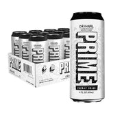 Prime Energy Original can front view shows zero sugar and bold flavor.