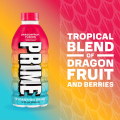 PRIME Hydration Future Freeze bottle highlights caffeine-free, cooling flavor experience