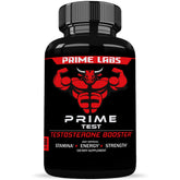 Prime Labs Prime Test bottle front showing sturdy design for daily performance support.