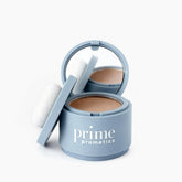 Prime Prometics Instant Coverage Hairline Powder packaging in dark blonde for quick root touch-ups.
