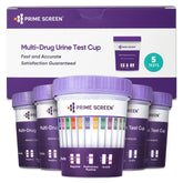 Prime Screen 14-panel urine test cup ready for quick home screening