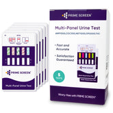 Prime Screen five pack urine test kit package for home and workplace screening