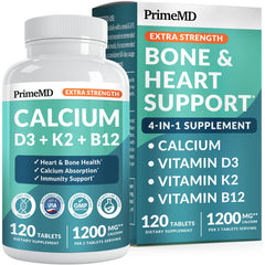 PrimeMD Calcium 1200mg bottle for daily calcium support.