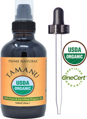 PRIME NATURAL Tamanu Oil being massaged into the scalp for nourished roots.