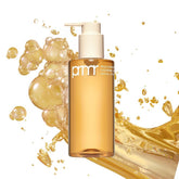 Primera PRMR Oil To Foam Cleanser bottle demonstrating makeup removal and cleansing benefits