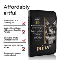 PRINA dog drawing tutorial guide supports beginners starting with shading and structure