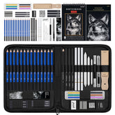 PRINA drawing set contents with pencils and tools for precise sketches
