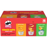 Pringles Original cups pack ready for quick snack on the go.