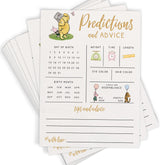 Printed Party Pooh cards set spread featuring cheerful Pooh artwork and keepsake potential