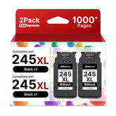 PrintImpression 245XL black cartridge front view for crisp, consistent prints.