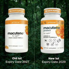 Pristene Macutene Protect label highlights AREDS2-inspired formula for retina health