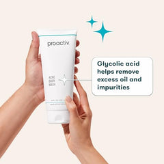 Proactiv Acne Body Wash label highlights salicylic and glycolic acids.