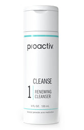 Proactiv acne cleanser bottle front showing the medicated cleanse for daily use