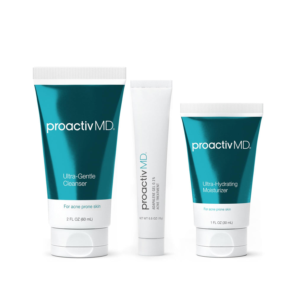 Proactiv MD ultra-gentle face cleanser foaming action for sensitive skin.