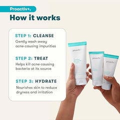Proactiv Plus benzoyl peroxide treatment tube targeting pores and breakouts.