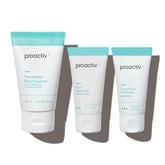 Proactiv Plus face wash bottle closeup showing refreshing cleanse for clear results