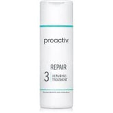 Proactiv Repair benzoyl peroxide bottle close-up shows oil-free formula for clear skin.